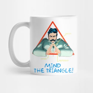 Mind the triangle! Mug